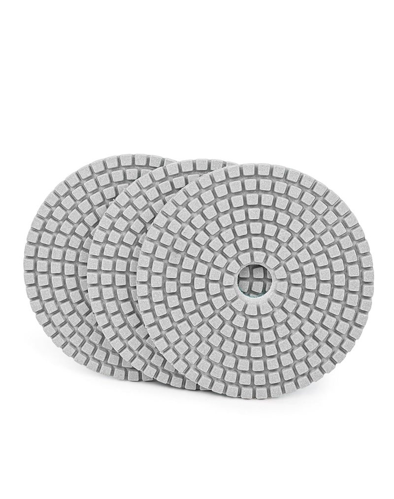 PANFREET 3 Step 4 Inch Diamond Polishing Pads,Step 2 Granite Stone Polish Pad for Granite Quartz Marble Concrete Terrazzo - Image 3